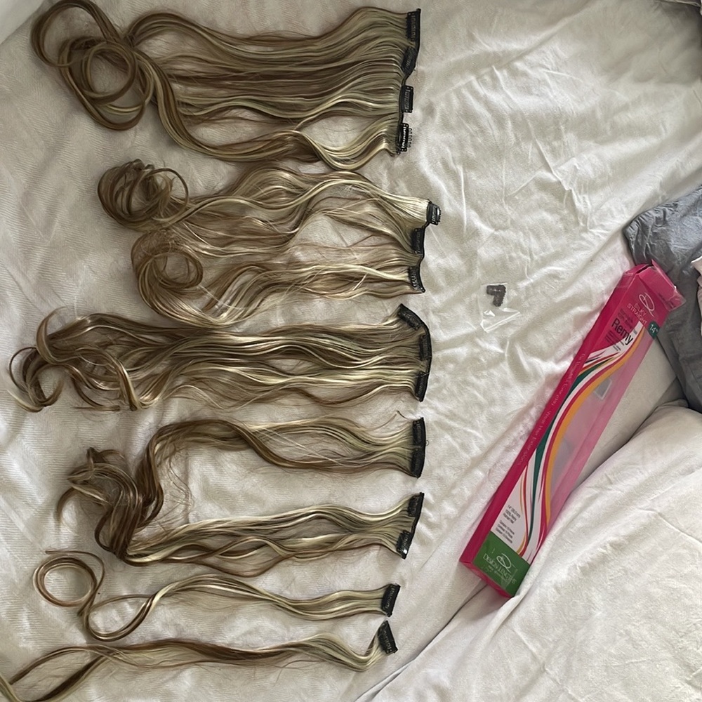 Design Lengths 100% Remy hair extensions 14”